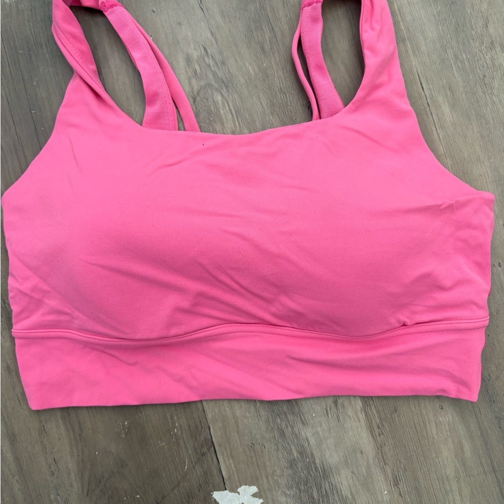 Nike Pink Double-Strap Sports Bra - Picture 1 of 6